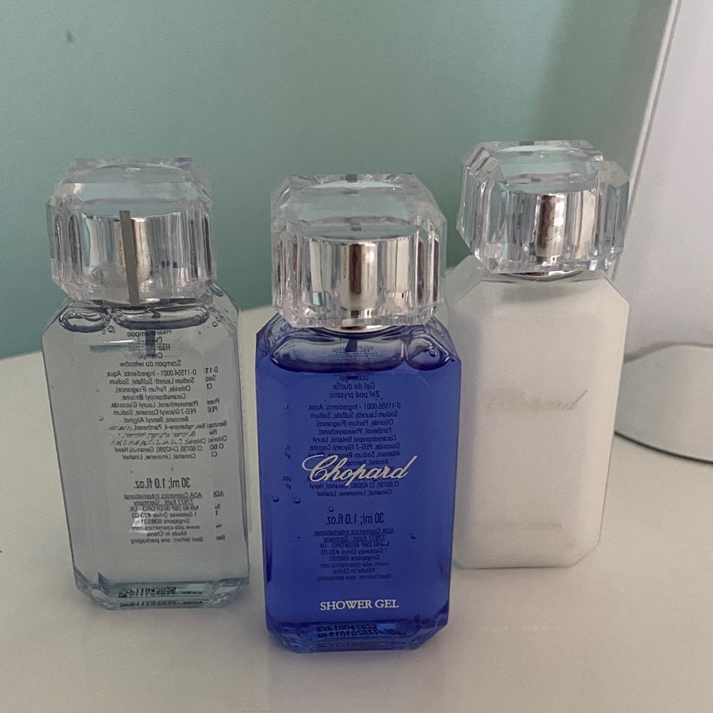 Chopard - Bath Set body cream , shampoo and shower gel